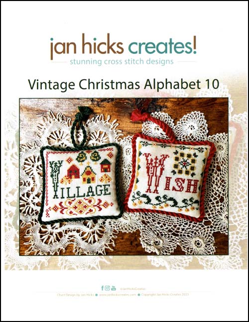 (image for) Vintage Christmas Alphabet 10 - Click Image to Close
