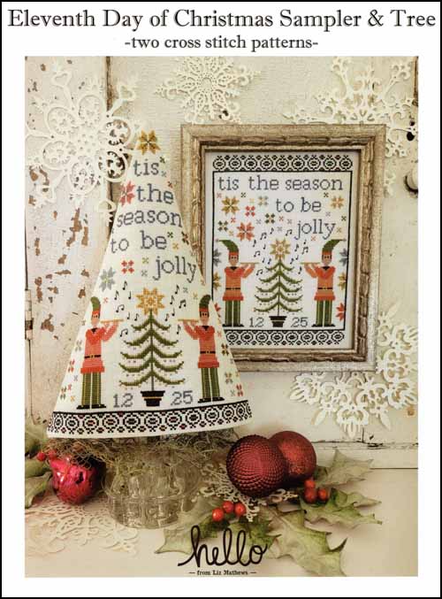 (image for) Eleventh Day of Christmas Sampler & Tree - Click Image to Close