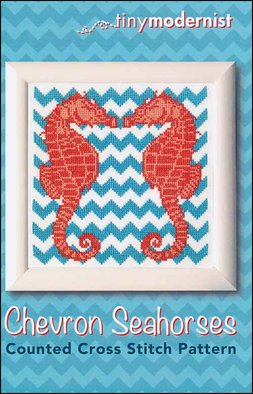 (image for) Chevron Seahorses - Click Image to Close