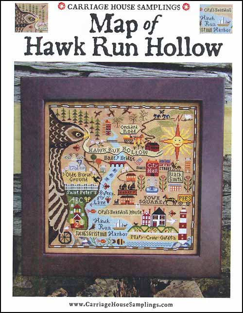 (image for) Map Of Hawk Run Hollow - Click Image to Close