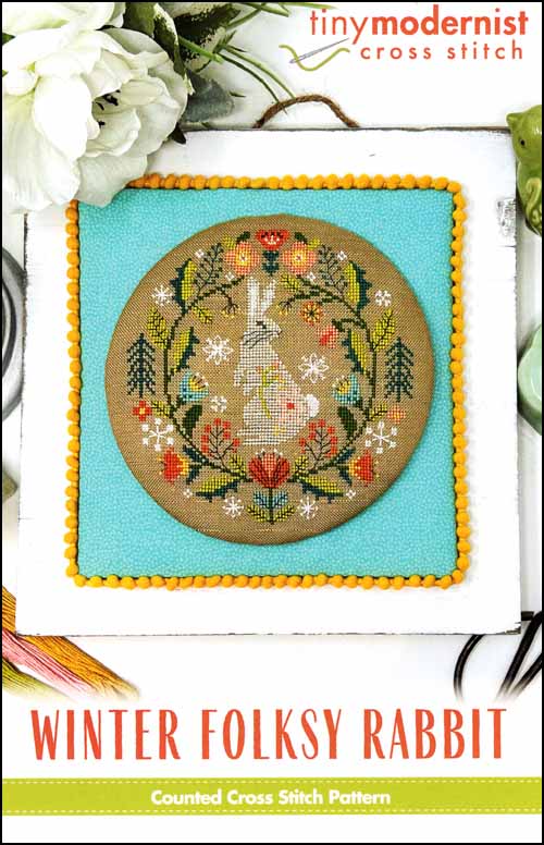 (image for) Winter Folksy Rabbit - Click Image to Close