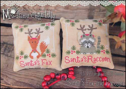 Santa's Fox & Raccoon - Click Image to Close