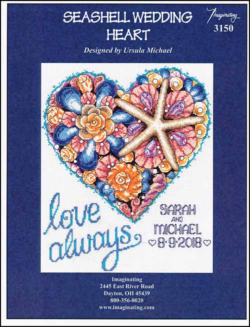 (image for) Seashell Wedding Heart - Click Image to Close