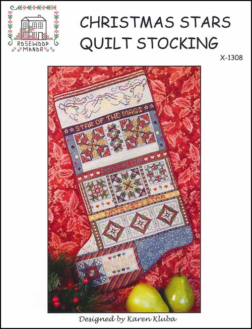 (image for) Christmas Stars Quilt Stocking - Click Image to Close
