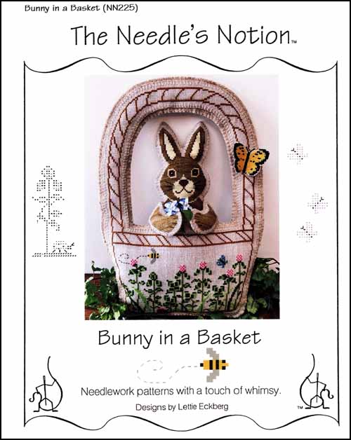 (image for) Bunny in a Basket - Click Image to Close