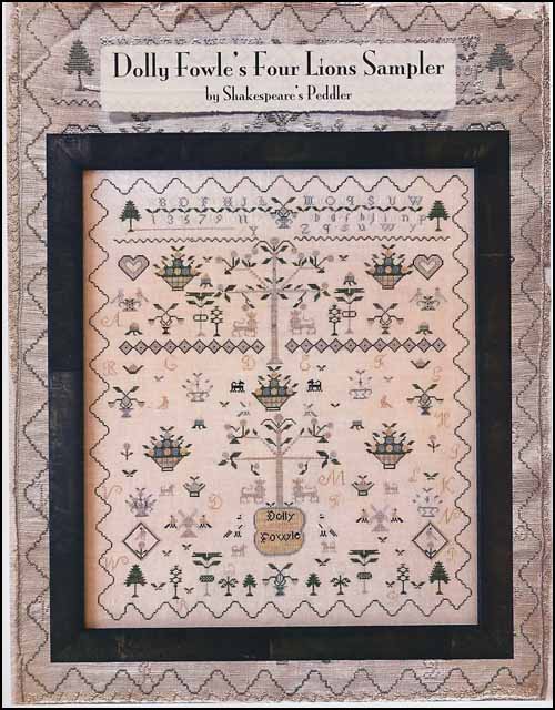 (image for) Dolly Fowle's Four Lions Sampler - Click Image to Close