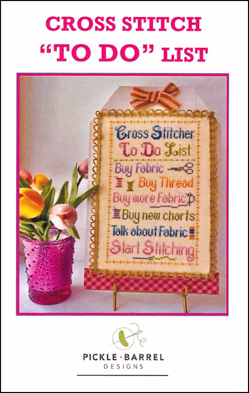 (image for) Cross Stitch "To Do" List - Click Image to Close