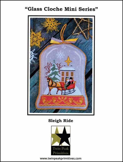 (image for) Glass Cloche Mini Series: Sleigh Ride - Click Image to Close