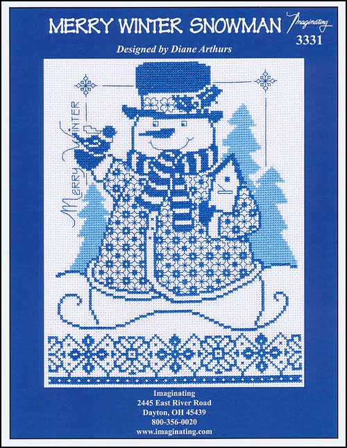 (image for) Merry Winter Snowman - Click Image to Close