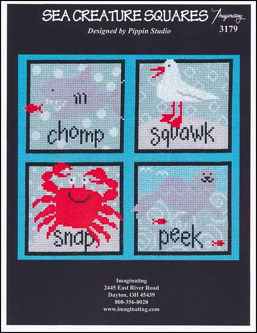 (image for) Sea Creature Squares - Click Image to Close