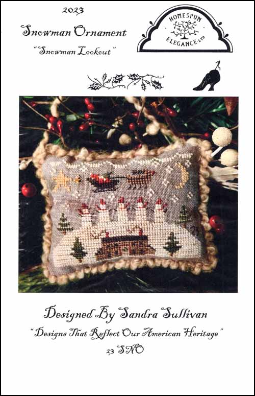 (image for) 2023 Snowman Ornament: Snowman Lookout - Click Image to Close
