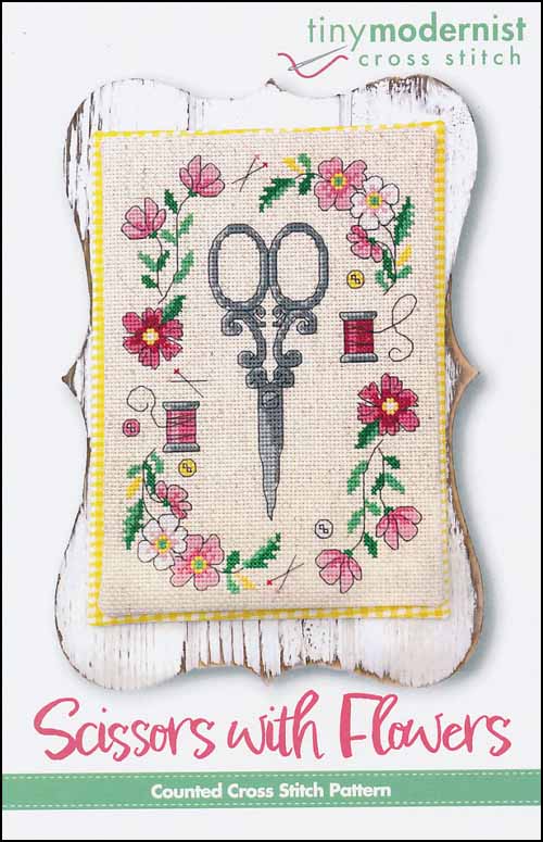 (image for) Scissors With Flowers - Click Image to Close