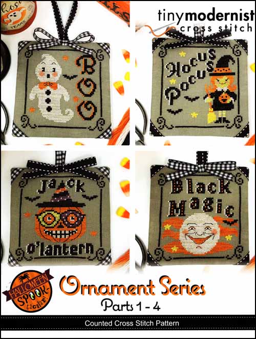 (image for) Halloween Spooktacular Ornament Series Parts 1-4 - Click Image to Close