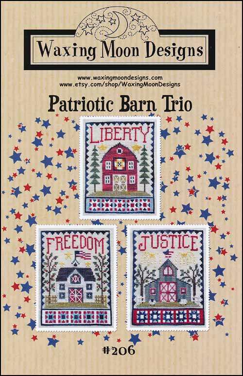(image for) Patriotic Barn Trio - Click Image to Close