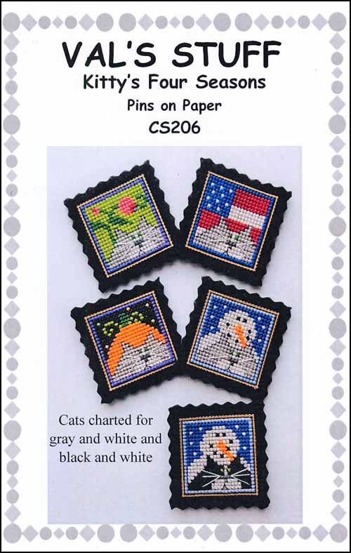 (image for) Kitty's Four Seasons Pins on Paper - Click Image to Close