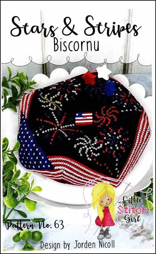 (image for) Stars & Stripes Biscornu - Click Image to Close