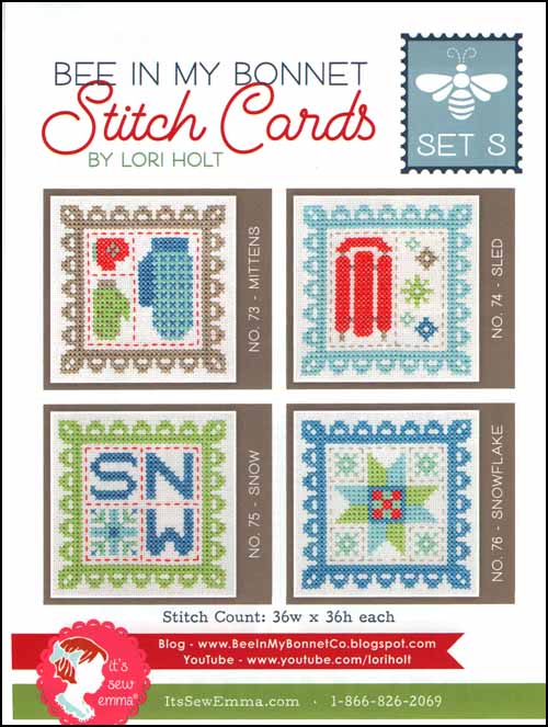 (image for) Bee In My Bonnet Stitch Cards Set S - Click Image to Close