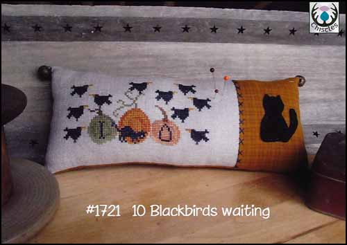 10 Blackbirds Waiting - Click Image to Close