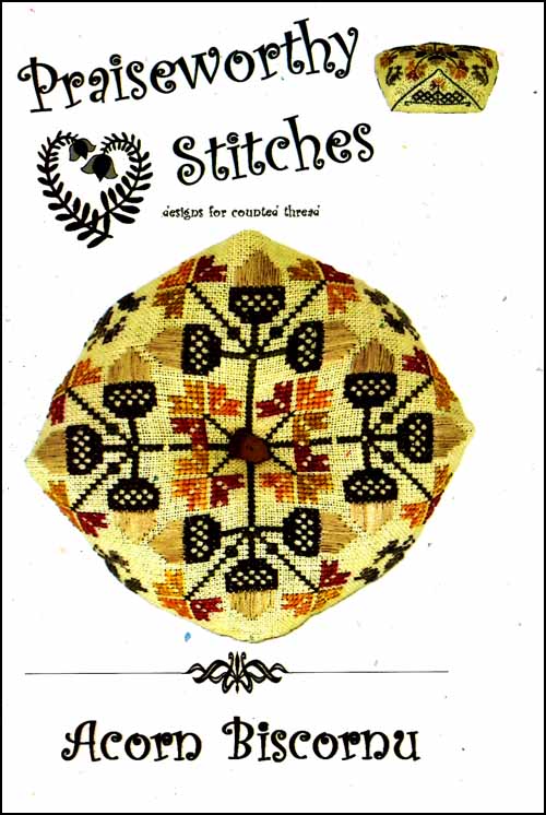 (image for) Acorn Biscornu - Click Image to Close