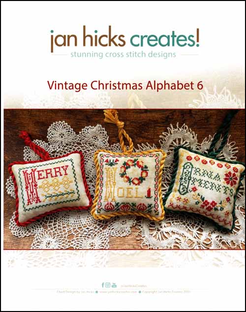 (image for) Vintage Christmas Alphabet 6 - Click Image to Close