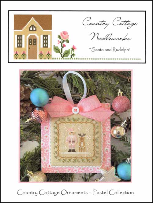 (image for) Pastel Ornament Part 9 Santa and Rudolph - Click Image to Close